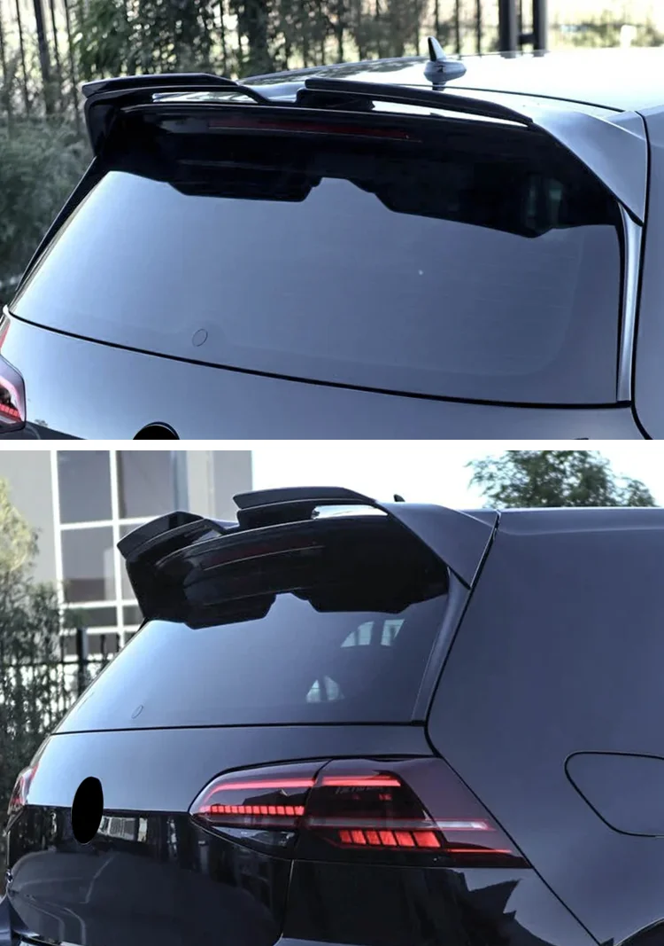 2 Stücke Oettinger Stil Dachspoiler Flügelverlängerungen Klappen Passend Für VW Volkswagen Zubehör Golf 6 7 MK6 MK7 Polo MK5 Fitting ABS – Detail 2