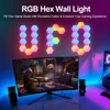 Lámpara de pared Hexagonal inteligente RGB, cambia de Color, aplicación de ritmo musical * COMPRA INTERNACIONAL* 2