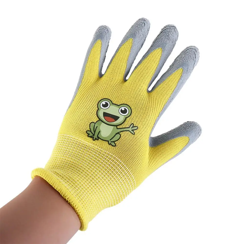 Non-Slip Gardening Gloves Safety Durable Breathable Work Gloves Protector Children Protective Gloves Kids 5