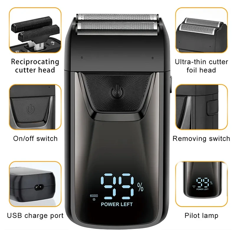 Xiaomi Hair cutting Machines clippers men shaving machine men beard trimmer Professional electric scissors push trimmer for men 5