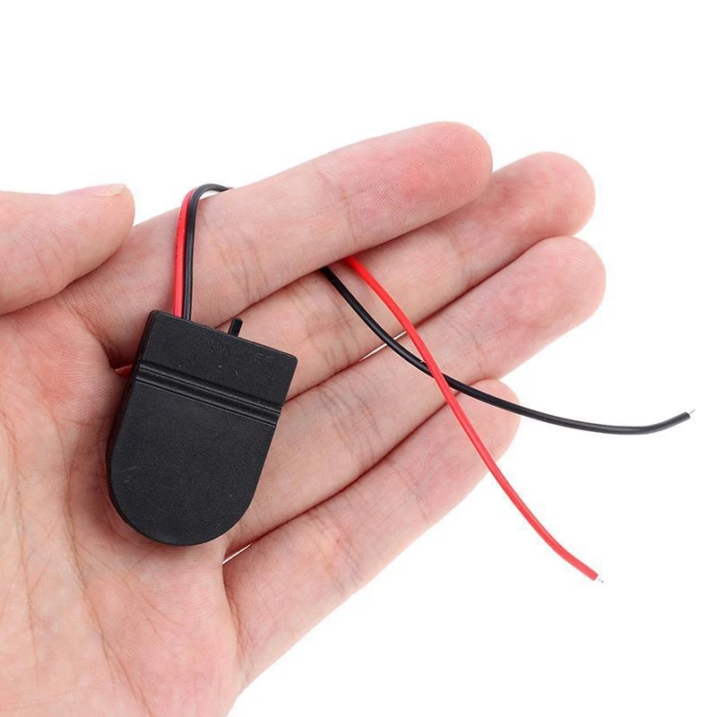 CR2032 Button Battery Socket Holder Case DIY 3V CR 2032 Coin Cell Battery Storage Box With ON-OFF Switch 5Pcs battery storage box battery case battery holder battery box
