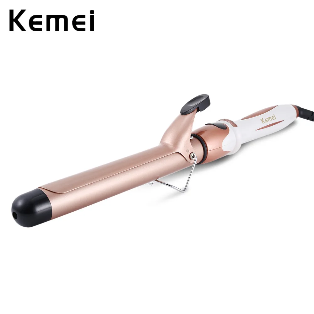 Kemei KM-760A KM-760B Rapid Temperature Increase Thermal Conduction Ten-segment Temperature Control Big Wave Curling Iron