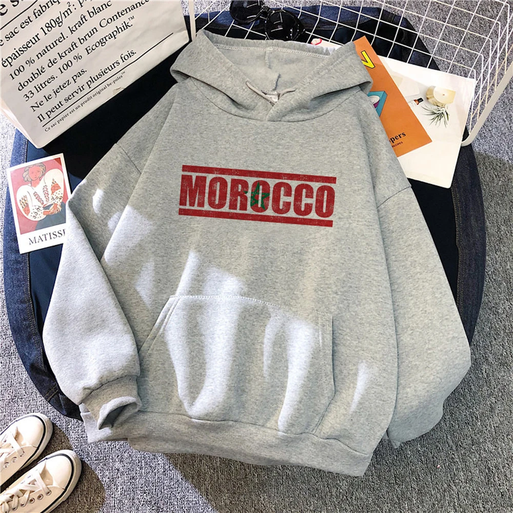 thumbnail image 1 of Maroc-sudaderas con capucha de Marruecos para mujer, chándal con gráfico Kawaii japonés, y2k, años 90, 1 of 5