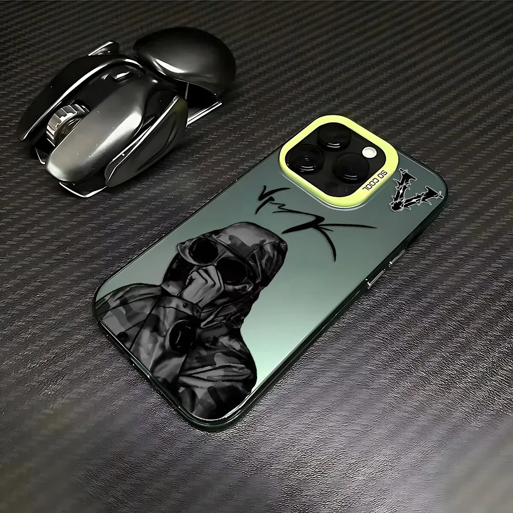 Stylish V-Vrunks Anti-Fall Matte Back Phone Case