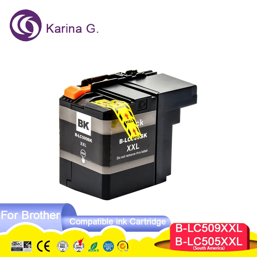 LC505 LC509 LC-505 LC509XXL 505XXL Premium Compatible Color Inkjet Ink Cartridge