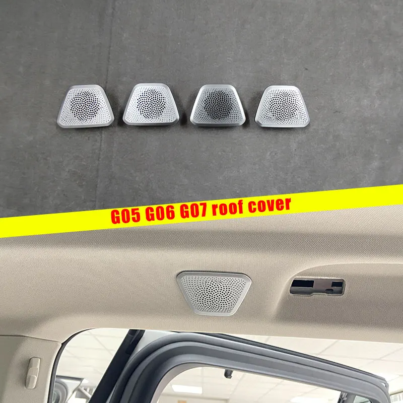 전면 후면 도어 글로우 트위터 야광 스피커 커버, BW G05 X5 G07 X7 시리즈용 LED 오디오 커버, 야간 조명 글로스 스피커