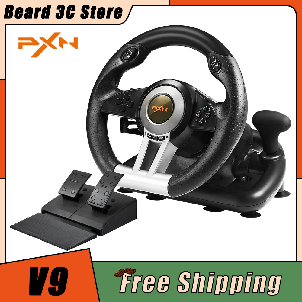 

PXN V9 Gaming Racing Wheel Simracing Game Racing Wheel For Nintendo Switch/ PS4/PS3/Xbox One/PC Windows/Xbox Series S/X 270°/900