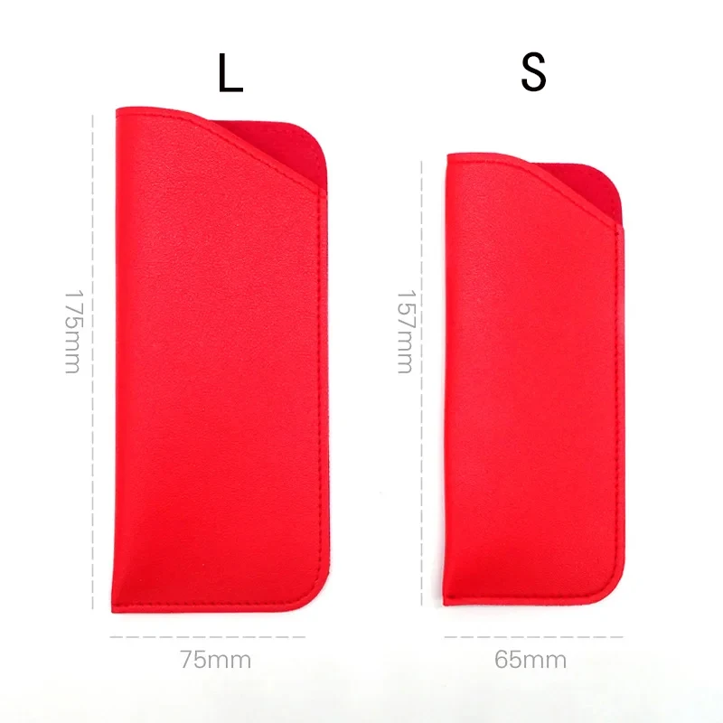 Premium PU Leather Protective Eyewear Case - Stylish Sunglasses & Glasses Holder Pouch