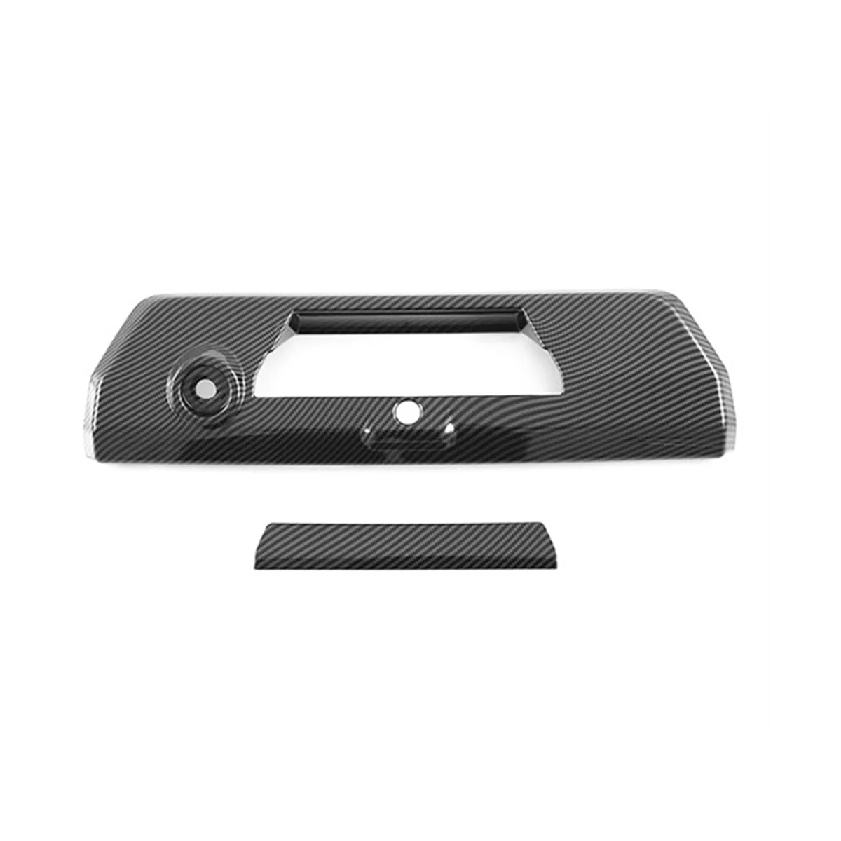 

Автомобильная крышка из углеродного волокна для задней дверной ручки, декоративная отделка для Ford Raptor F150 2021 2022 2023, крышка для задней дверной ручки