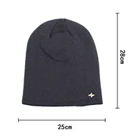 Warm Winter Knit Beanie Fleece Lined Warm Hat for Men Women Unisex Cold Weather Snow Cap Thermal Cushion Soft Touch 4