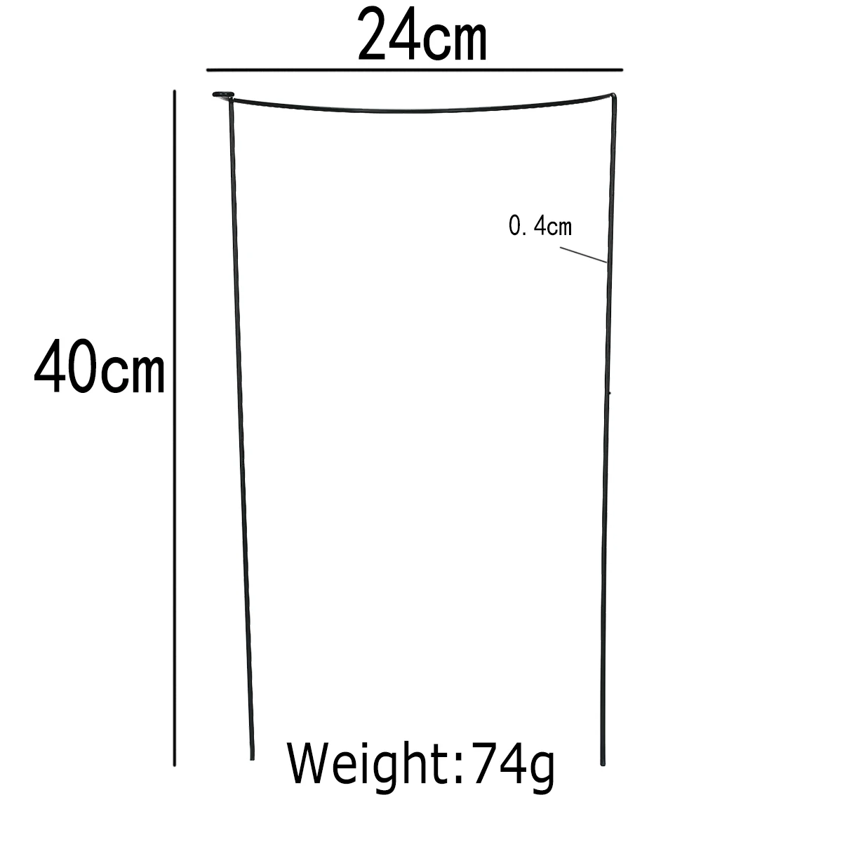 Gardening crafts plant struts 1 supporting flower pants plant view art struts flower (25cmx40cm 1 pieces)