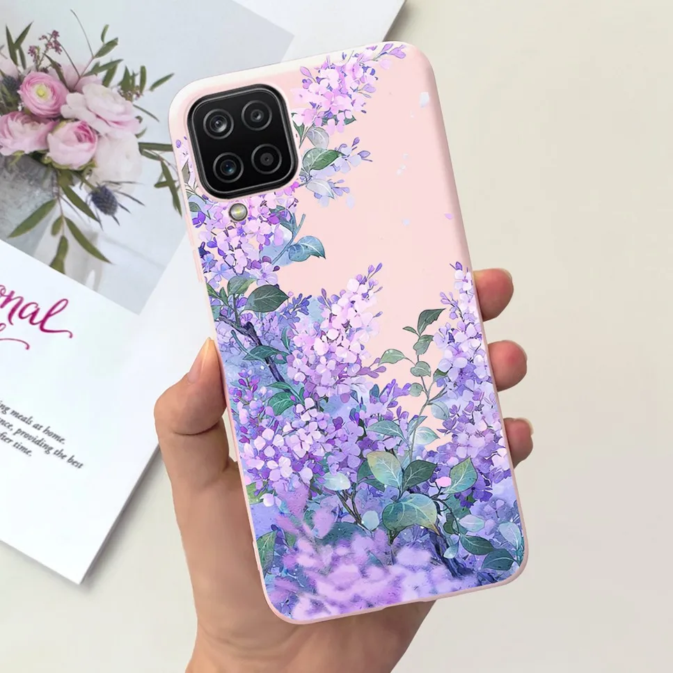 NEW Design For Samsung Galaxy A12 Case Silicone TPU Back Cover For Samsung A12 M12 F12 Galaxy M12 India  Funda Couqe Bumper