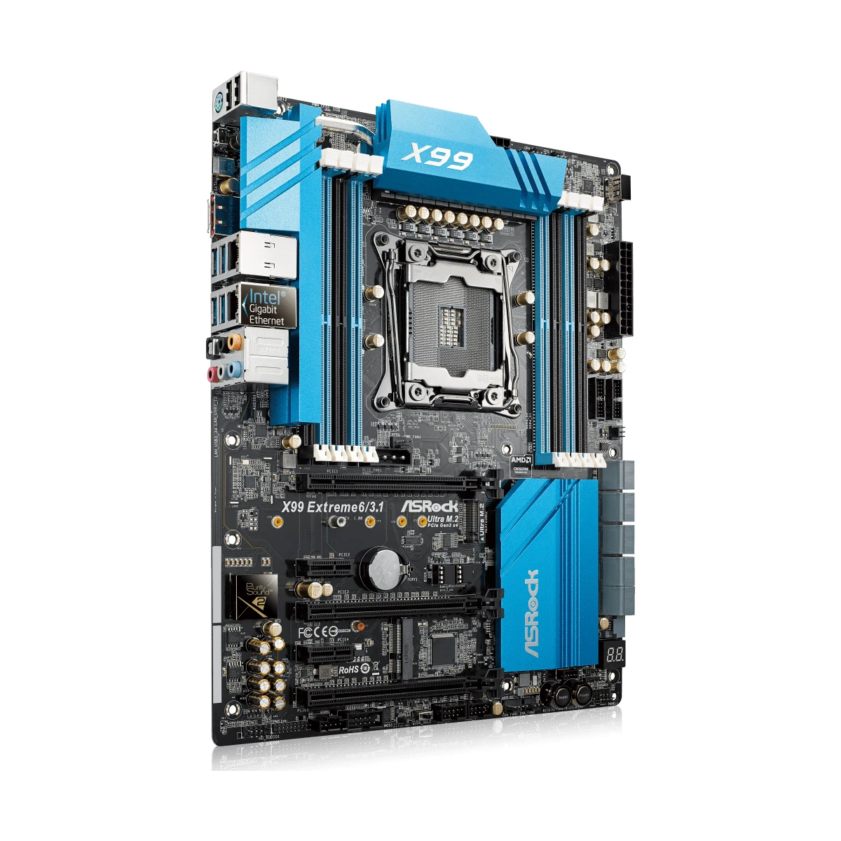 ASRock X99 Extreme6/3.1 마더보드 지원 i7-6800K 6900K E5-4669 2695 2690 2629 2683 2609 1680 CPU 8xDDR4 2400MHz M.2 ATX