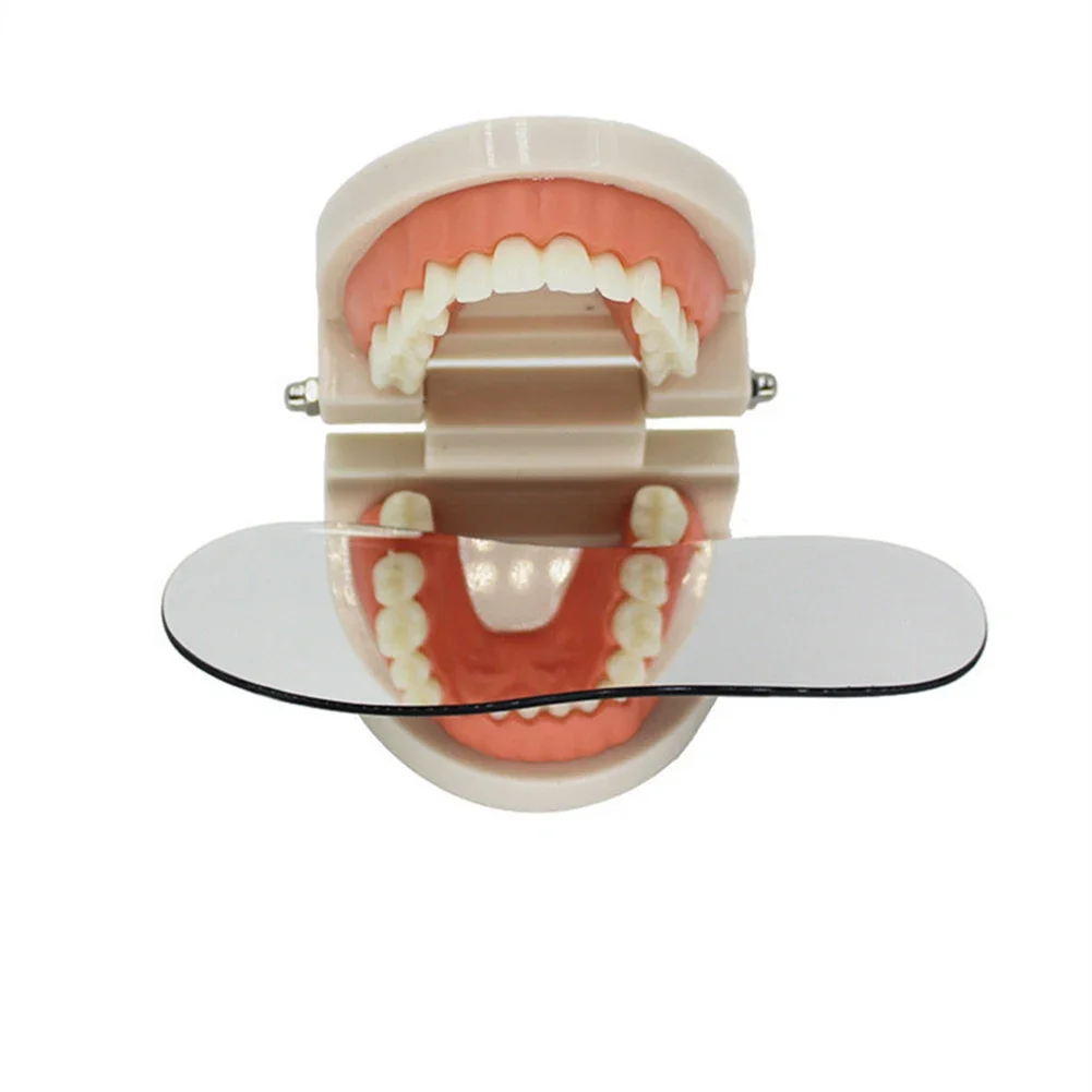 Dental Intraoral Orthodontic Mirror Rhodium Occlusal Photography Reflector Glass Double-Sided Dentistry Intra Oral Care Mirror