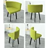 Nordic Triangle Chair Cover Elastic Fully Wrapped Curved Fashion Solid Color Elastic Chair Cover Washable Dining Chair Cover 4