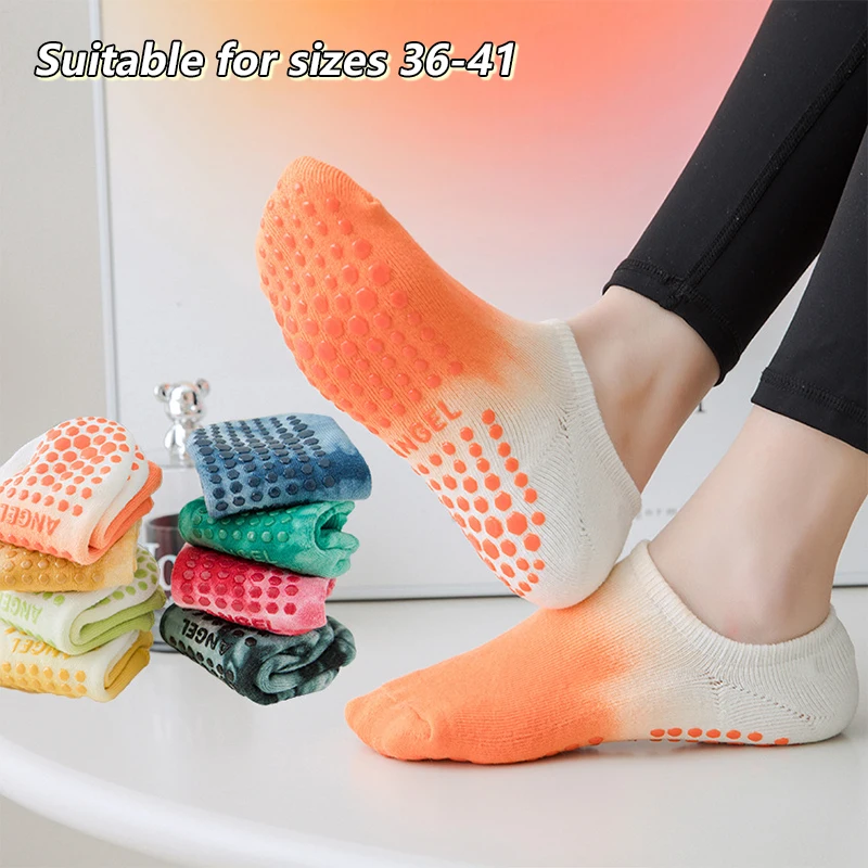 

1Pair Speciality Yoga Socks For Women Men Fashionable Trend Cute Cotton Silicone Non-slip Socks Sports Socks Friends Gifts