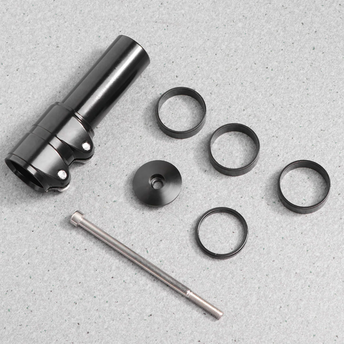 

Bike Handlebar Riser Fork Stem Raiser Extender Raiser (Black)