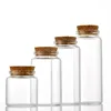 5X 50ml-240ML DA47mm Big Glass Vials With Cork Empty Glass Jars Mini Glass Bottles Vials Jars Container Storage Wedding Decor 1
