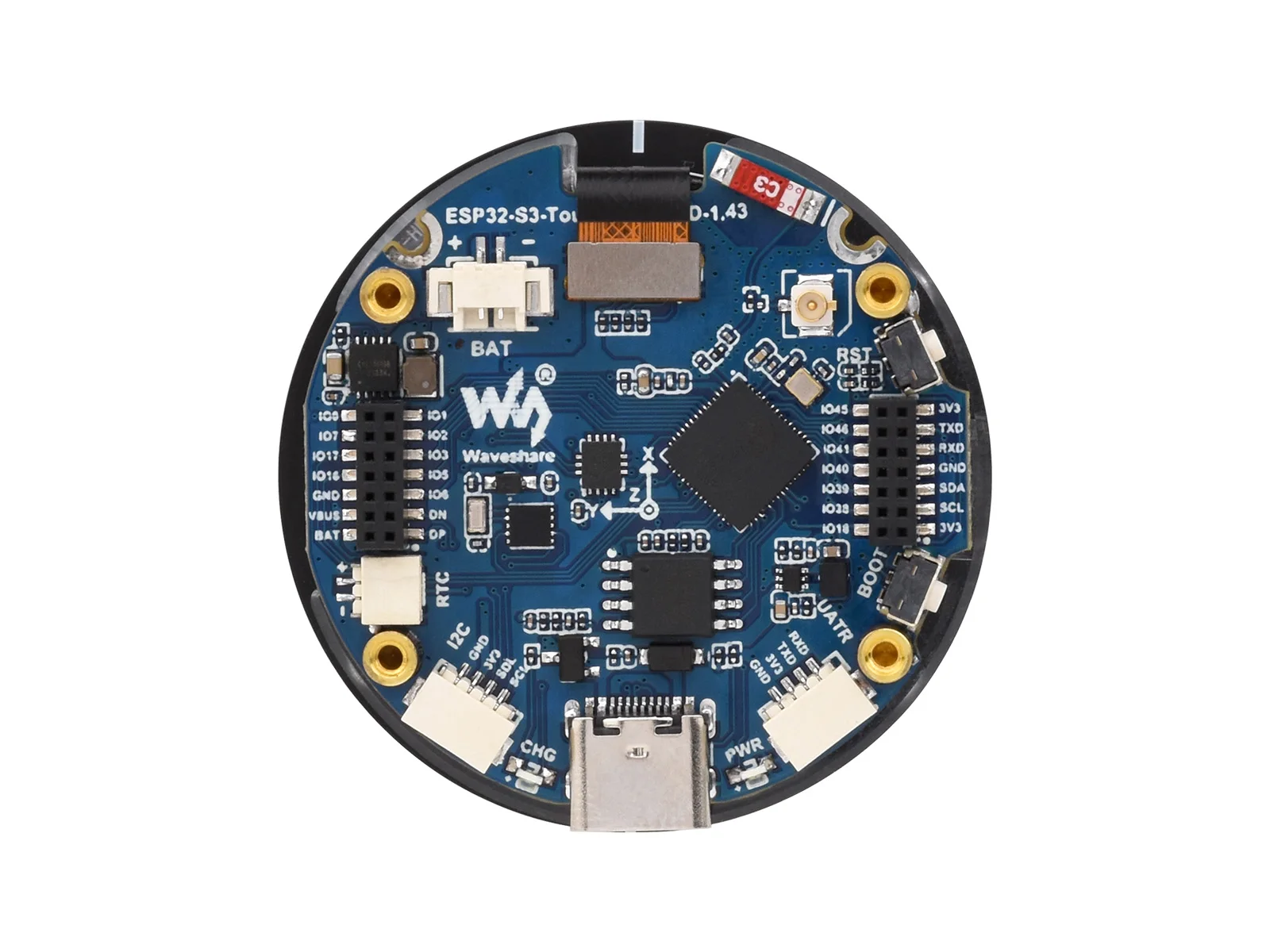AFBC Esp32-S3 1.43-Inch Round LCD Screen Development Board Amoled Capacitive Touch Screen Supports Wifi Bluetooth - 1420 - View #5