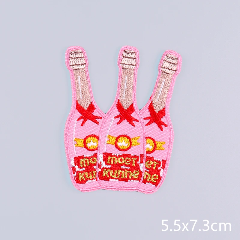 New Pink Series Netherland Oeteldonk Frog Patches For Clothes Emblem Carnival For Netherland Embroidery Iron On Patch On Clothes