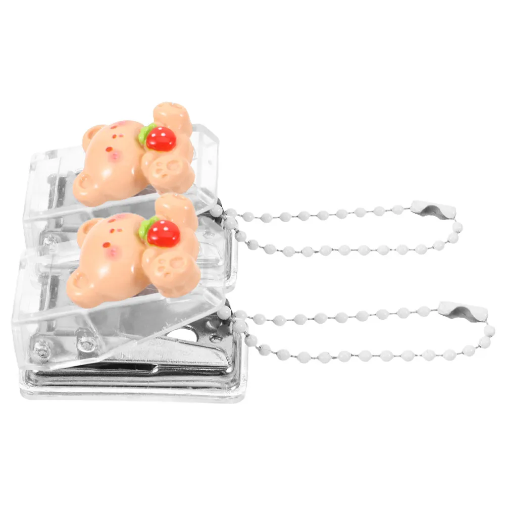 2Pcs 홀 펀치 다기능 휴대용 사무실 종이 펀처 가정용 플래너 공예 카드 스크랩북 DIY 종이 홀 펀치