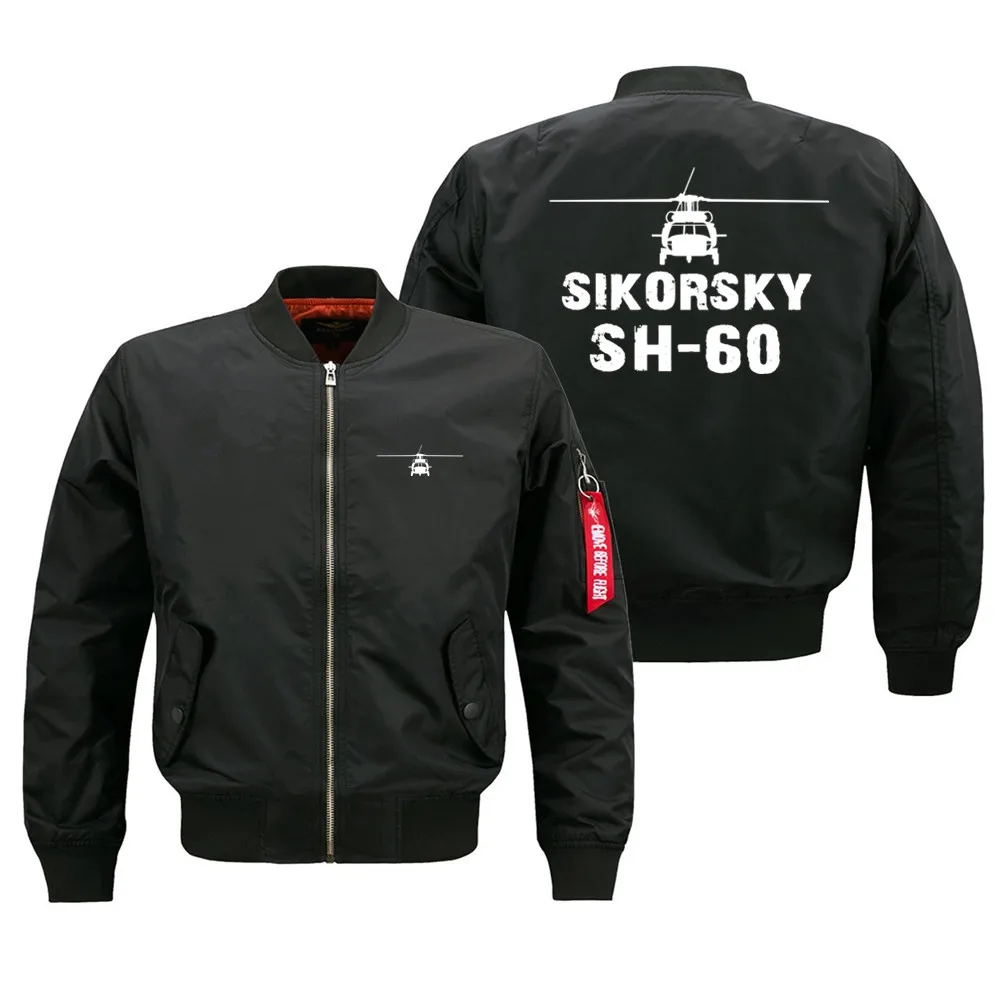 

Sikorsky SH-60 Pilots Ma1 Bomber Jackets for Men Spring Autumn Winter Aviator Man Jackets Coats Men Clothing