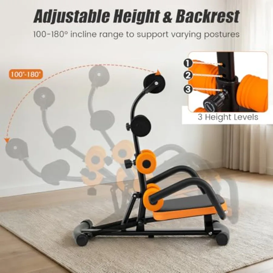 Adjustable Ab Trainer Sit-Up Machine 6