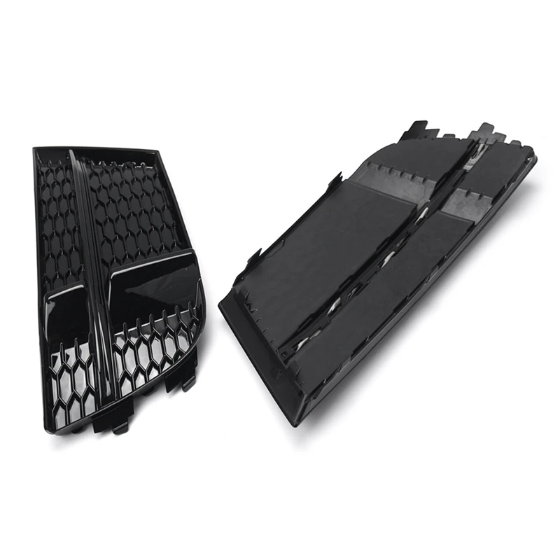 Left Front Bumper Lower Grille Cover Honeycomb Bezel 8V3807681AB For A3 S3 M-Fog Light Honeycomb Frame Parts