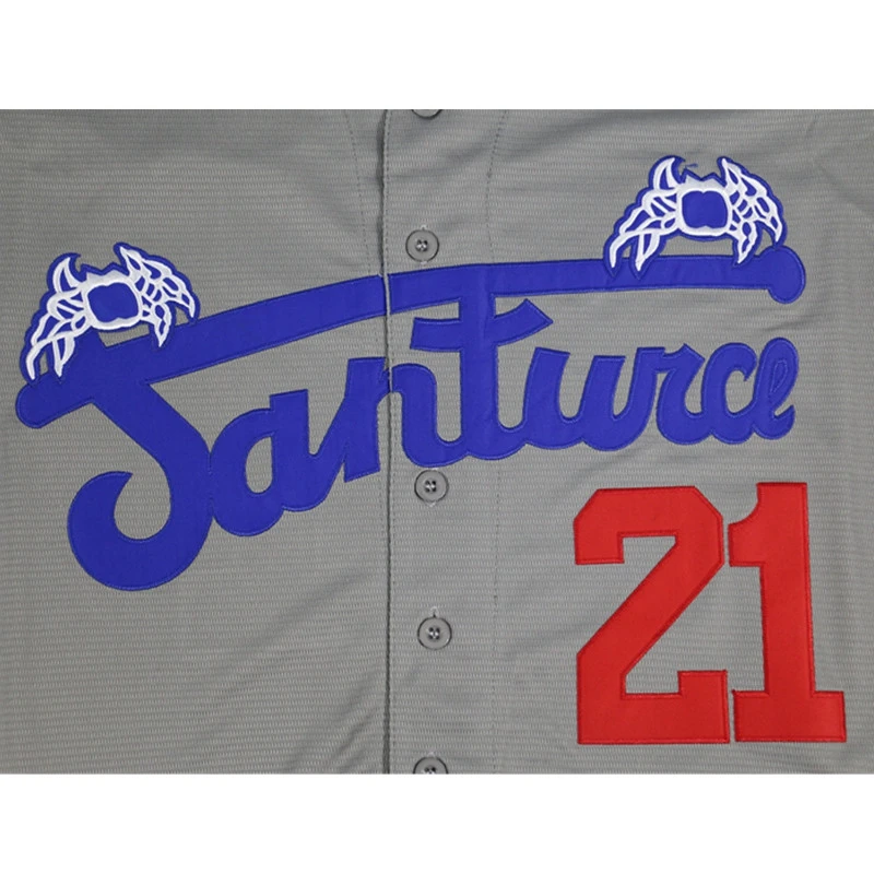 Roberto Clemente 21#Santurce Crabbers Puerto Rico Men's Baseball Jersey, Size: Small, Black