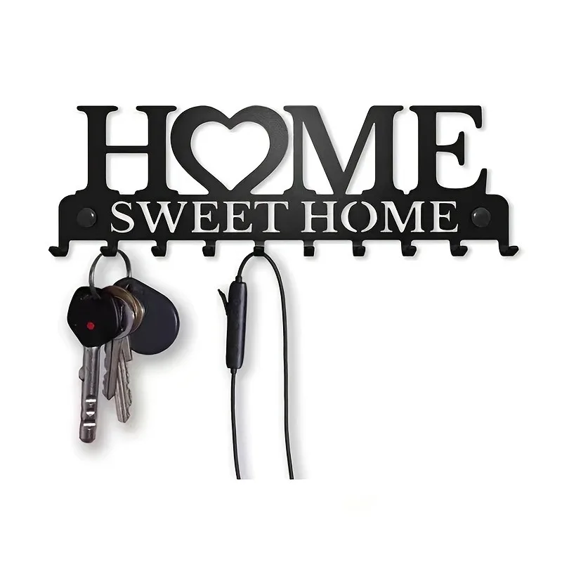 1pcs Wall Mounted Key Holder Made of Metal, Can Be Used To Hang All Kinds of Keys Also Vintage Wall Decoration 6