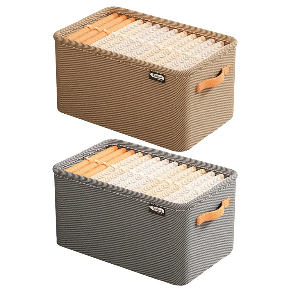 Description Picture 5 of itemWardrobe Clothes Storage Box Foldable Fabric Storage Box Drawer Type Pants Storage Container Multi Compartment Closet Organizer