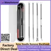 Acne Needle Remove Blackhead Blemish Pimple Comedone 4pcs/Set Double-ended Stainless Steel Facial Cleaning Skin Care 1