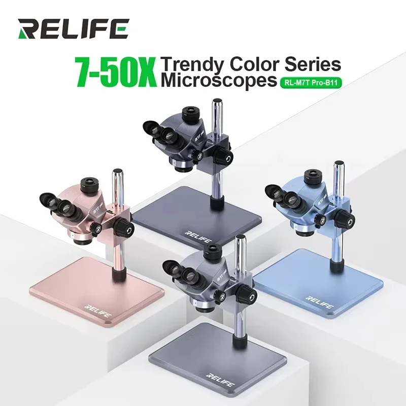 RELIFE RL-M7T Pro-B11 7X-50X Microscope 1