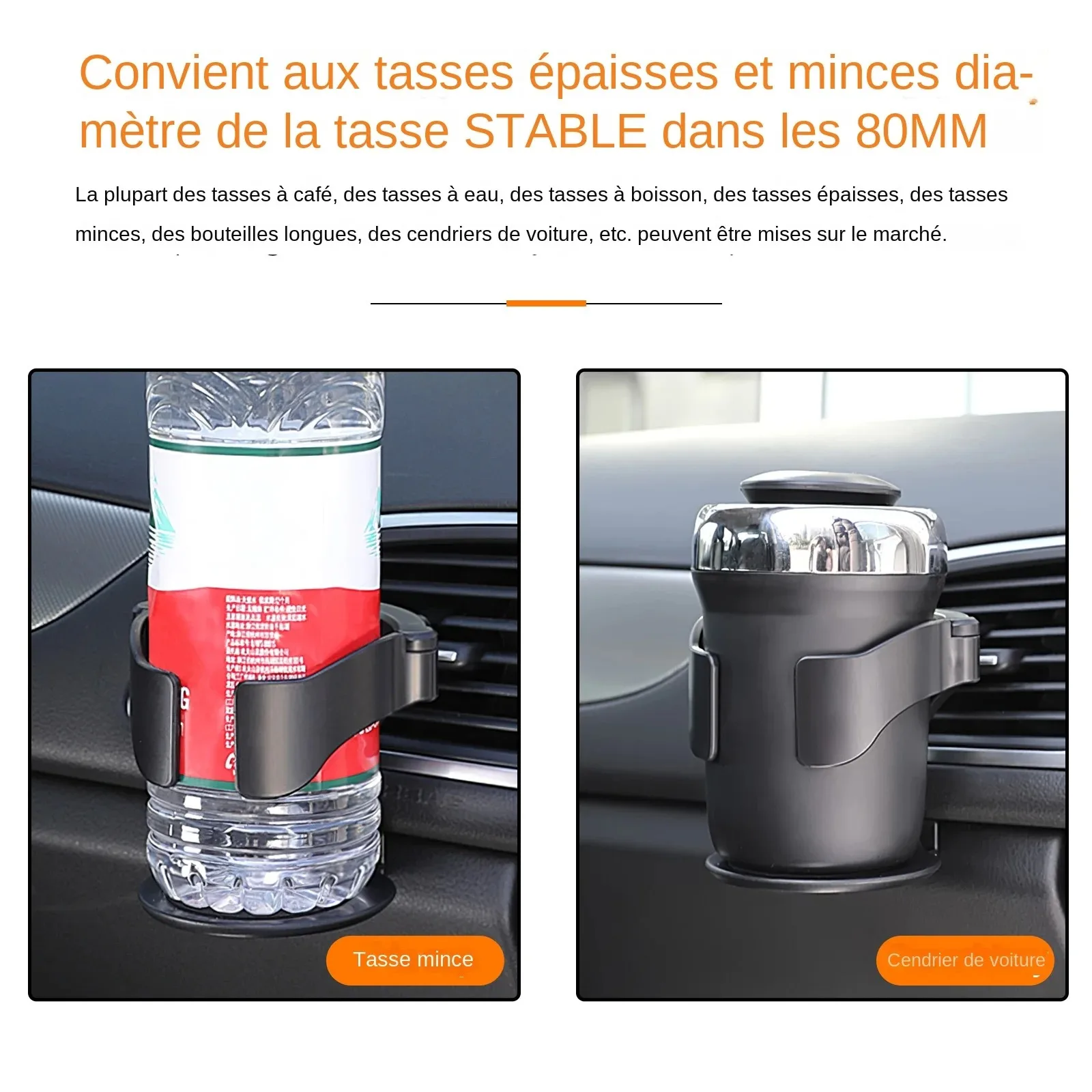 Drink Cup Holder Car Air Outlet Multifunctional Beverage Holder for Cars