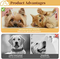Pet Tick Removal Tool Kit Stainless Steel Tick Remover Tweezers for Dogs Cats Humans Grooming Care Accessories 6