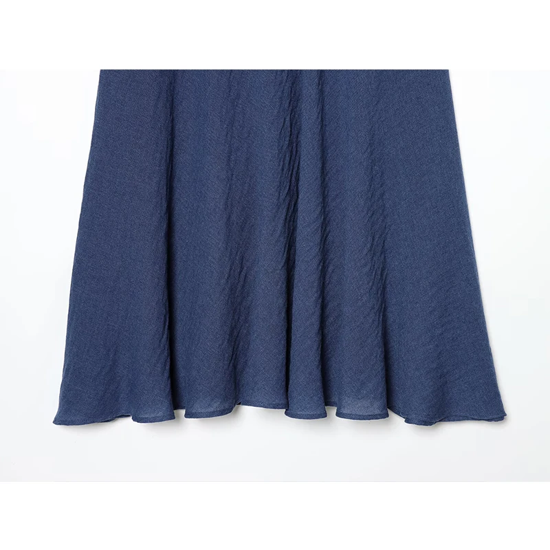 Women Pleated Midi Skirt Party Long Skirts 2026 New Fashion Lady Spring Summer High Street Casual Skirts ﻿Mujer