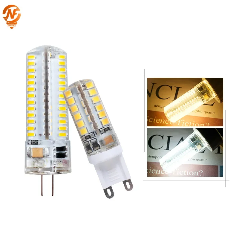 LED Bulb 2W 3W 4W 5W 6W 9W 12W G4 G9 LED Lamp AC DC 12V 220V Led Corn Bulb 360 Beam Angle Replace Halogen Chandelier Lights