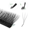 NATUHANA – extensions de cils 3D en forme de W, C D L LU(M), boucles individuelles, vison, haute qualité, forme de trèfle 3D, éventails de Volume