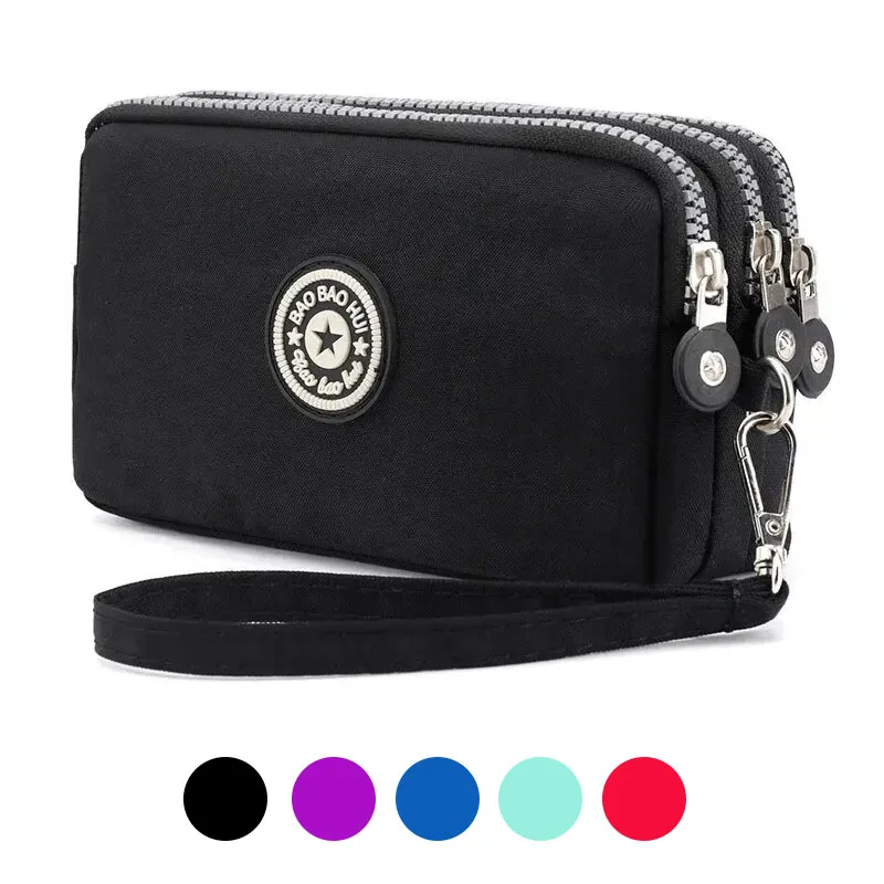 Coin Purse Coin Wallet Women Wallet Mobile Phone Bag Cosmetic Bag Fashion Women Three-layer