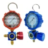 Air Condition Manifold Gauge with Sight Glass for R22/R410A/R134A/R404A High and Low Pressure A/C Refrigeration Tool 1