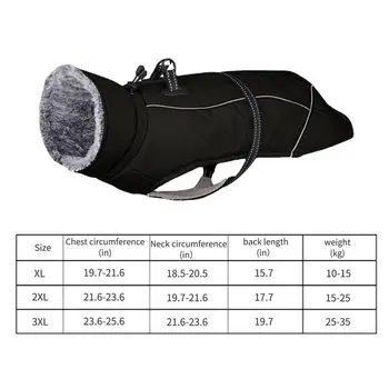 Dog Winter Coat Reflective Warm Dog Jacket For Puppy Clothes Soft And Warm Dog Cold Weather Coats For Winter Pets Dog Clothes 6