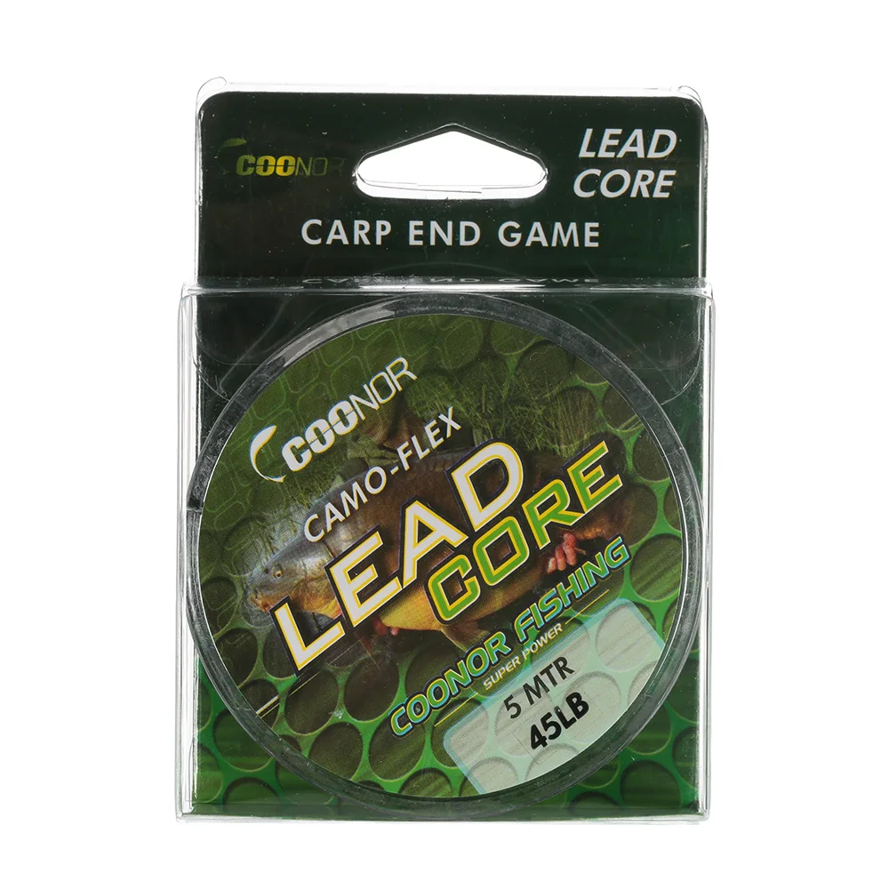 Fishing Line Fishing Tackle Lixada 35lb / 45lb / 55lb 5m Fishing Line Leadcore Braided Camouflage Carp Hair Rigs Lead Core Fishing Tackle