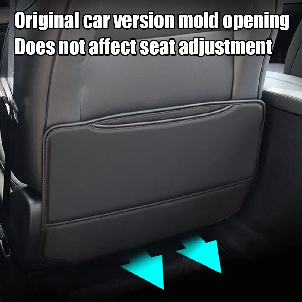 Car Seat Kid Protector PU Leather Car Seat Back Cover Protector for Kids Waterproof Back Anti Kick Mat Pad