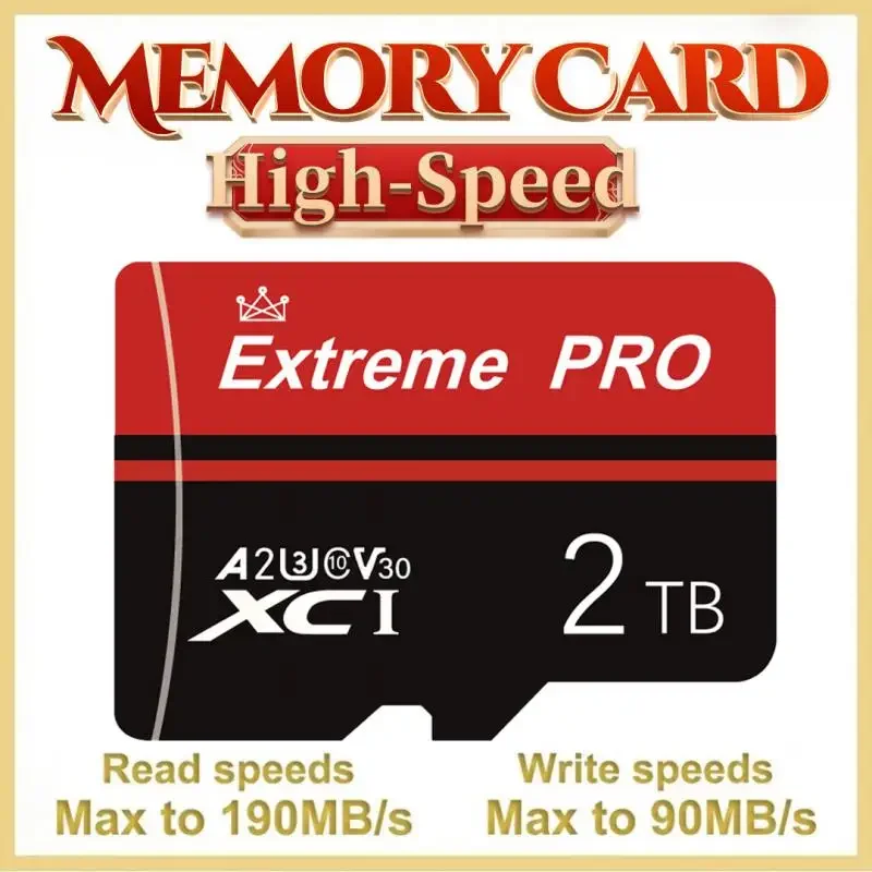 Ultra Memory Card 256Gb 128Gb 64Gb Micro Tf Sd Card 512Gb Class10 Sd Card 190 Mb/S Tf Card 2Tb 1Tb Memoria Sd Originale