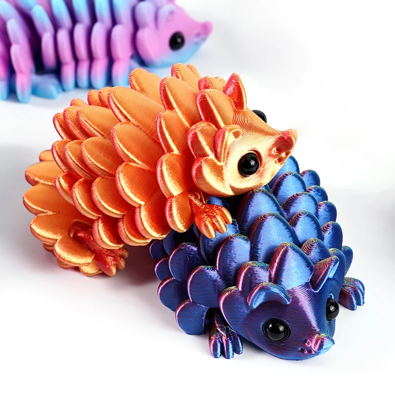 Versatile 3D Printed Hedgehog Figurine - Indoor & Outdoor Decorative Collectible Toy