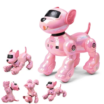 RC Robot Dog Stunt elettronico Animale domestico Interattivo Touch Programmabile Smart Walking Dancing Regalo di compleanno per bambini Ragazzi Ragazze