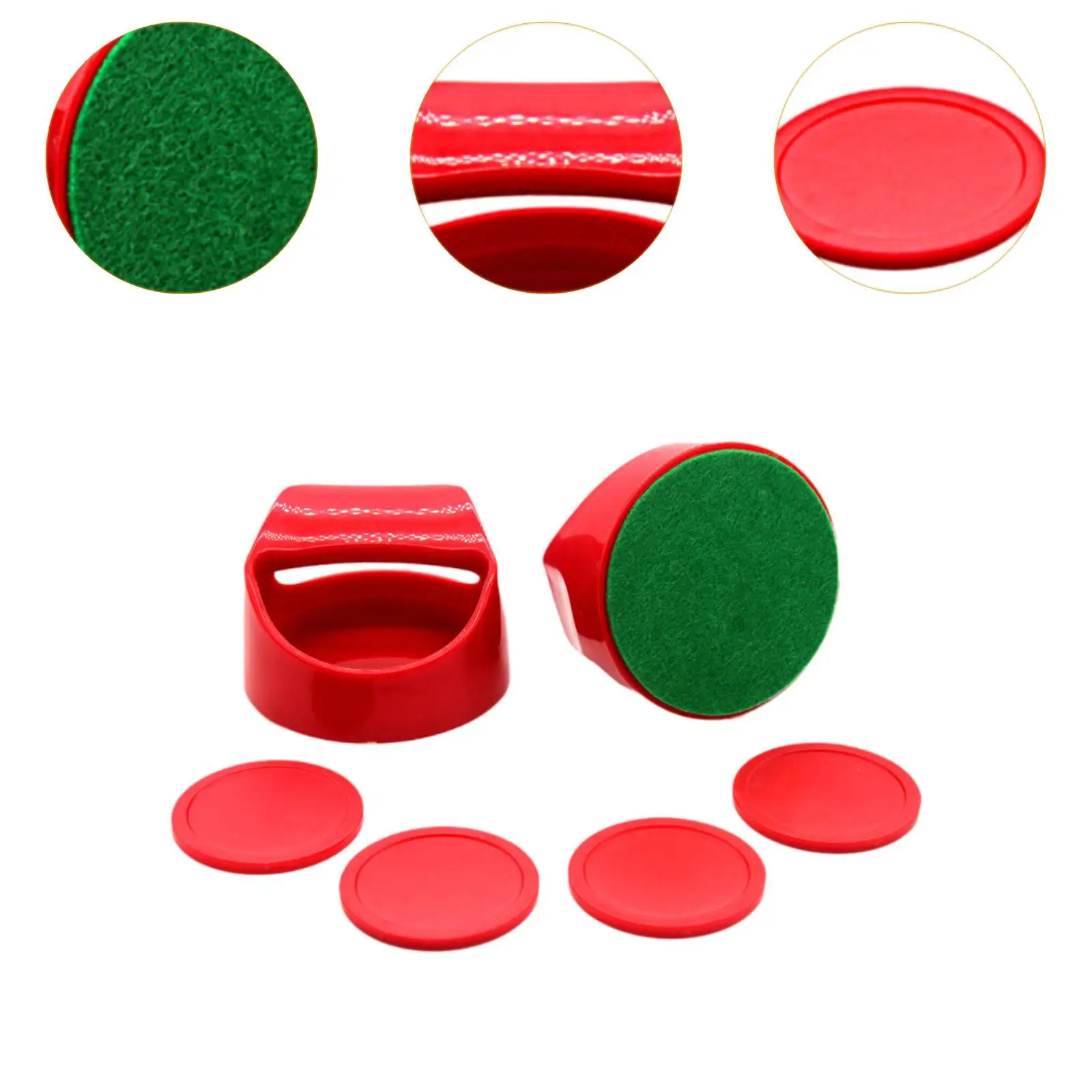Air Hockey Pushers and Pucks Goal Handles Pushers for Game Birthday Adults
