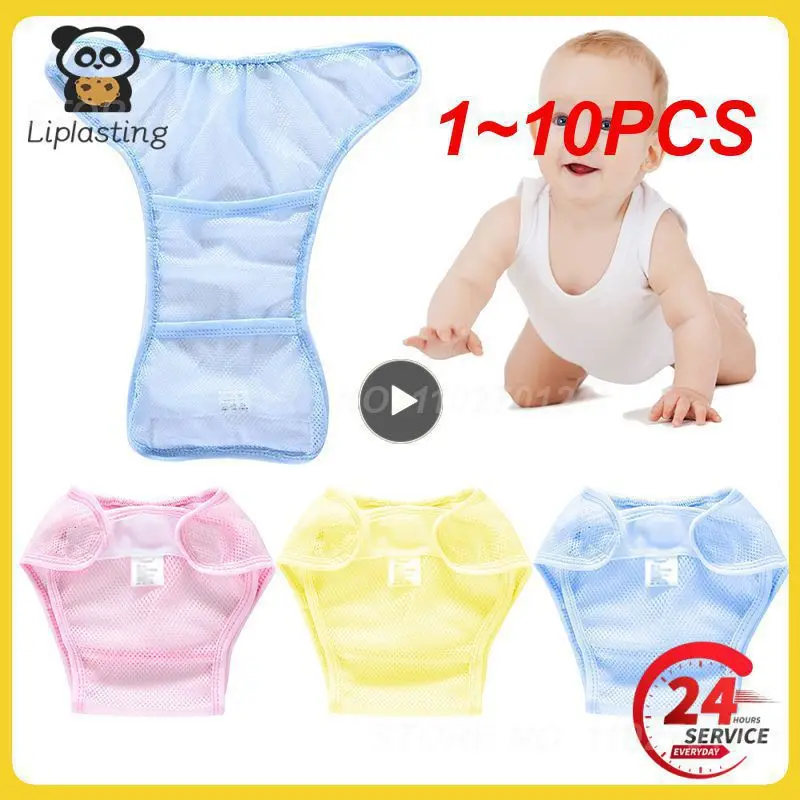 

1~10PCS Reusable Infant Nappies Cloth Waterproof Baby Diapers Washable Summer Leak-proof Diapers Pocket Cover Baby