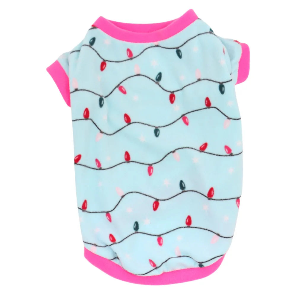 Warm Fleece Pet Dog Clothes Cute Skull Printed Coat Puppy Shirt Jacket French Bulldog Pullover Camouflage