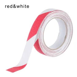 Non - Slip Safety Grip Tape - Waterproof, Strong Adhesive - 25mm (Red - white)